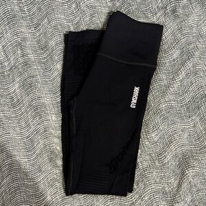 Gymshark Energy Seamless Leggings - Black, Size Small